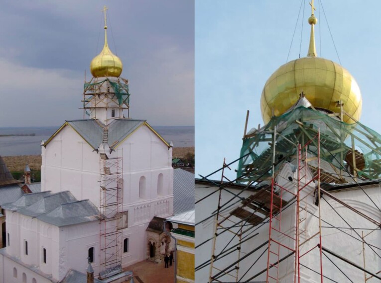 Реставрация фасадов ОКН "Церковь Спаса на Сенях"